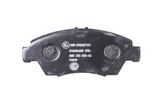HELLA Brake pad set - T3018 - for e.g. ACURA / HONDA 8DB355016-461