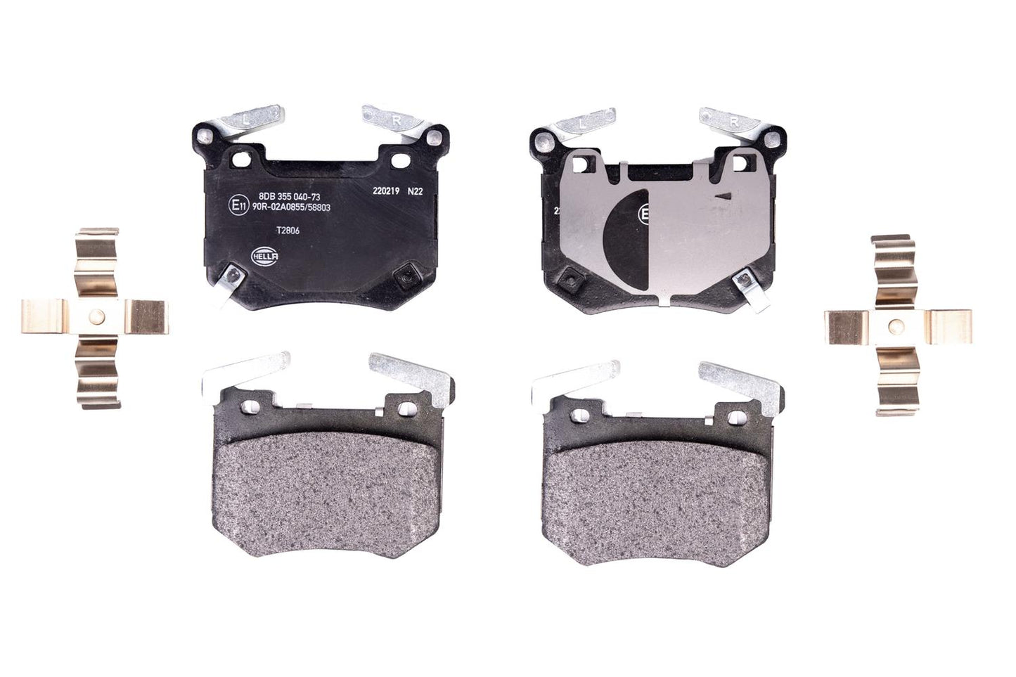 HELLA Brake pad set - T2806 - for e.g. KIA 8DB355040-731