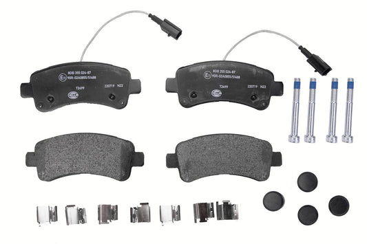 HELLA Brake pad set - T2499 - for e.g. CITROEN / FIAT / PEUGEOT 8DB355024-871