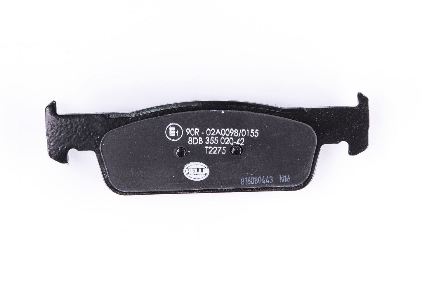 HELLA Brake pad set - T2275 - for e.g. DACIA / RENAULT 8DB355020-421