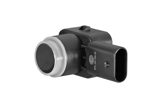 HELLA Sensor, park distance control - angled - 3-pin connector - Plugged 6PX358269-391