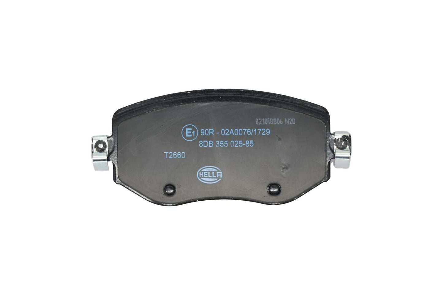 HELLA Brake pad set - T2660 - for e.g. RENAULT 8DB355025-851