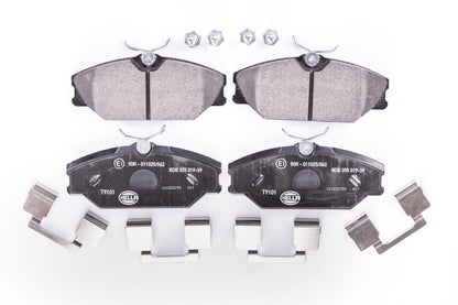 HELLA Brake pad set - T9101 - for e.g. RENAULT 8DB355019-391