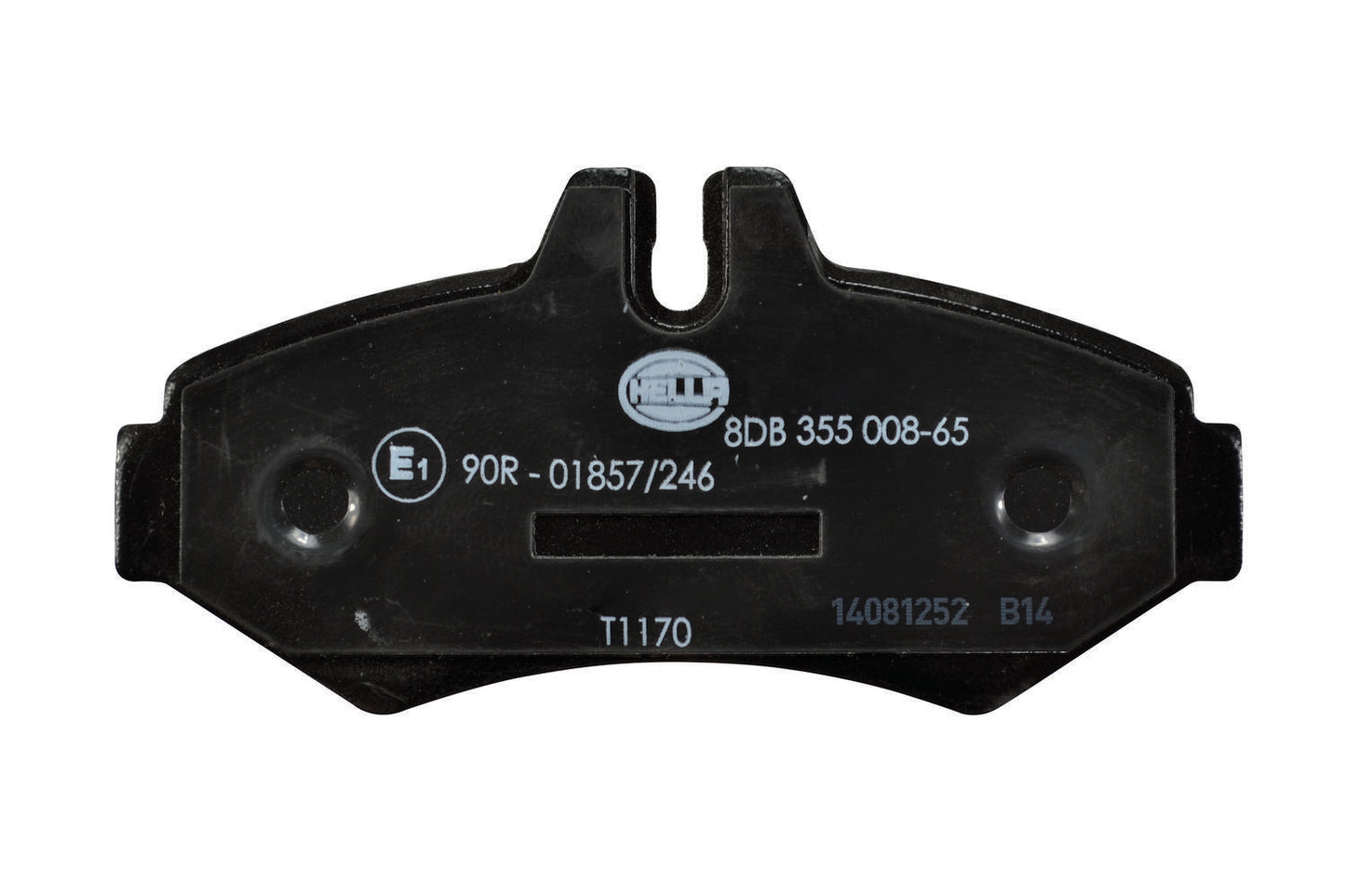 HELLA Brake pad set - T1170 - for e.g. DODGE / FREIGHTLINER / MERCEDES-BENZ 8DB355008-651
