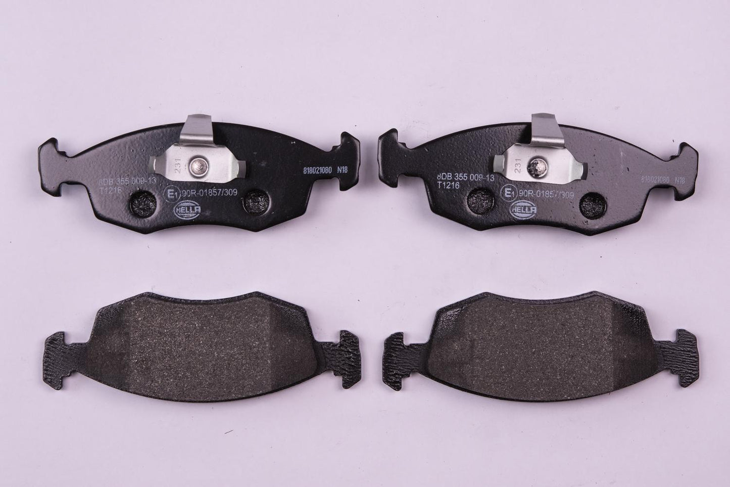 HELLA Brake pad set - T1216 - for e.g. FIAT 8DB355009-131