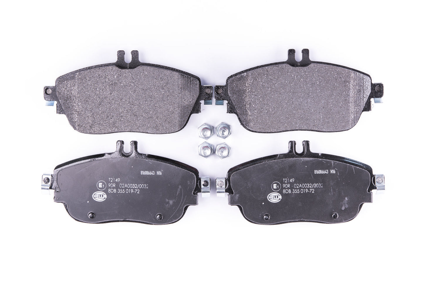 HELLA Brake pad set - T2149 - for e.g. INFINITI / MERCEDES-BENZ 8DB355019-721