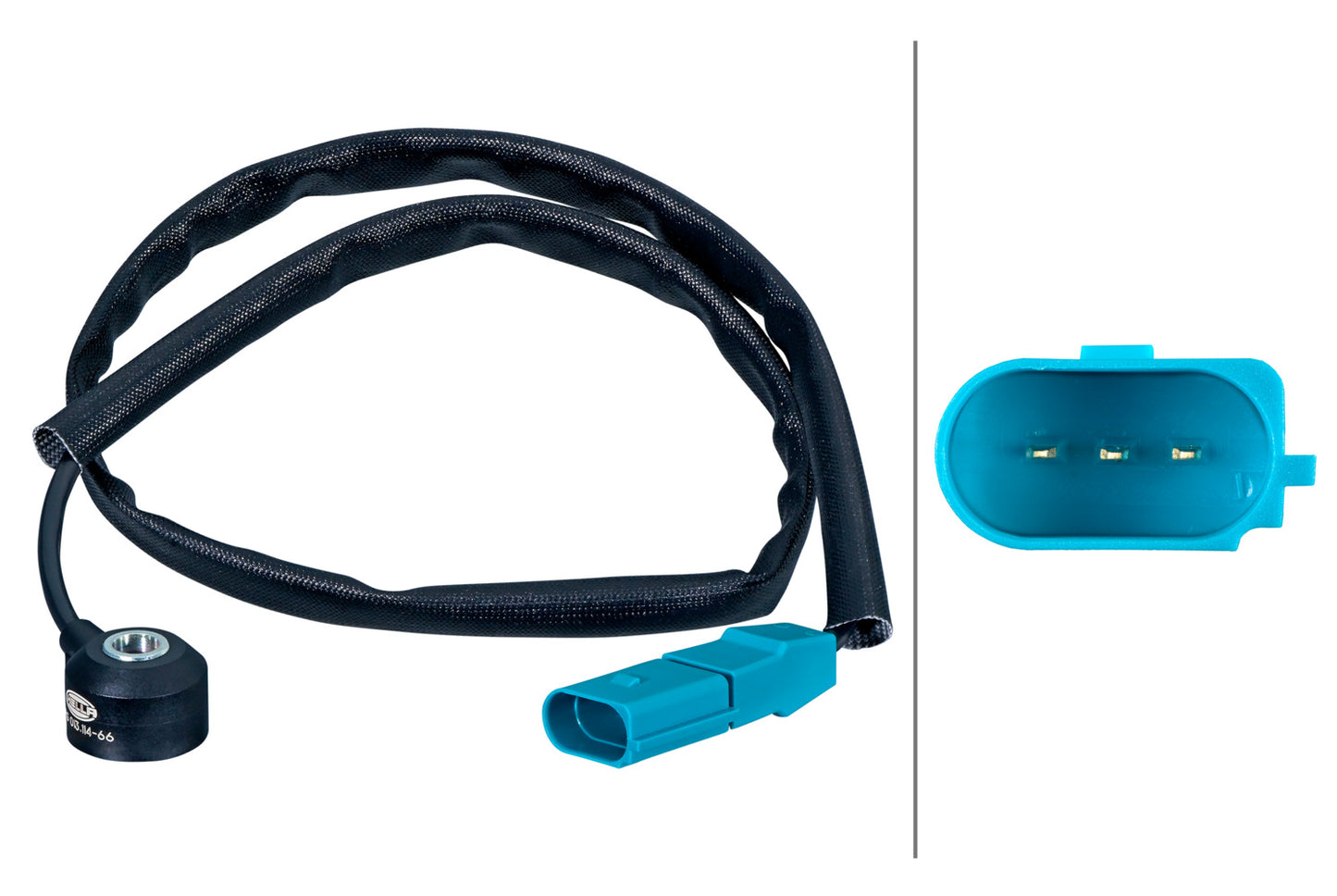 HELLA Knock Sensor - 3-pin connector 6PG013114-661