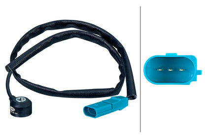 HELLA Knock Sensor - 3-pin connector 6PG013114-661