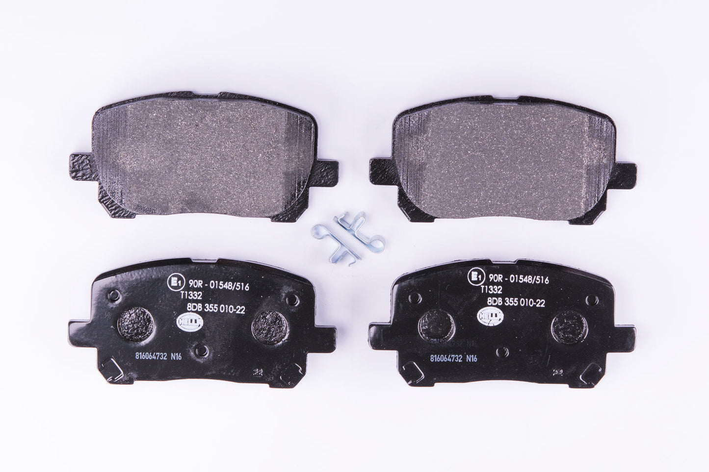 HELLA Brake pad set - T1332 - for e.g. TOYOTA 8DB355010-221