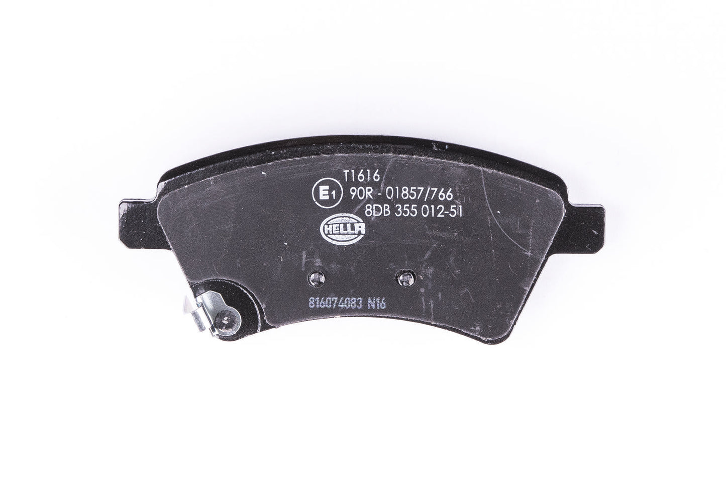 HELLA Brake pad set - T1616 - for e.g. FIAT / SUZUKI 8DB355012-511