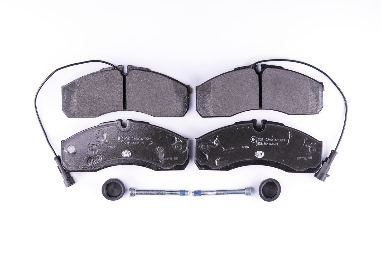 HELLA Brake pad set - T2109 - for e.g. NISSAN 8DB355020-711