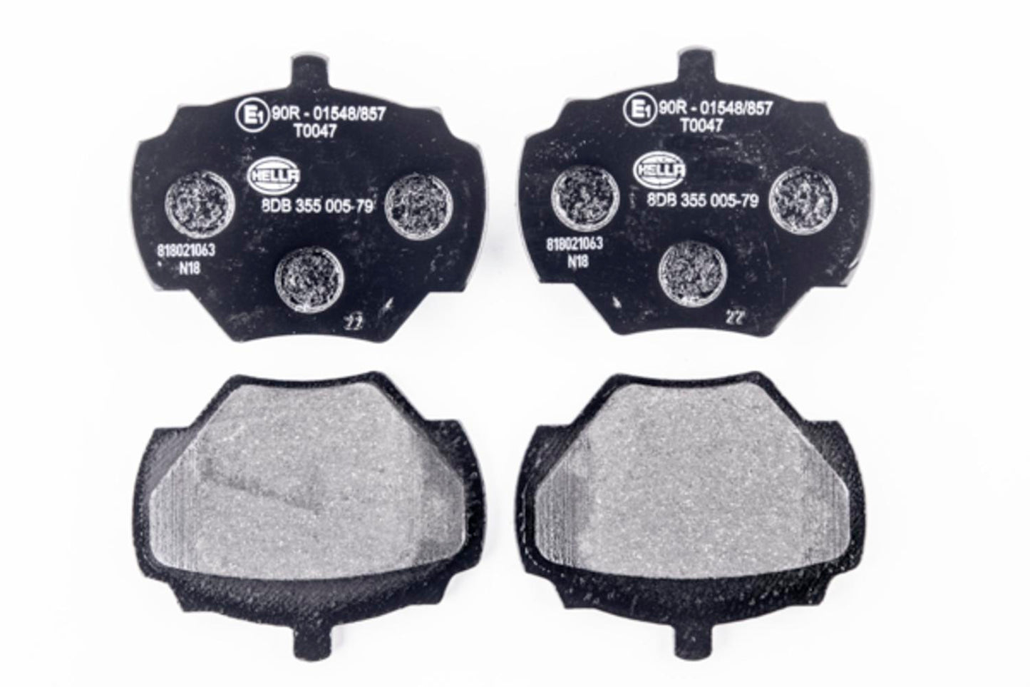 HELLA Brake pad set - T0047 - for e.g. LAND ROVER 8DB355005-791