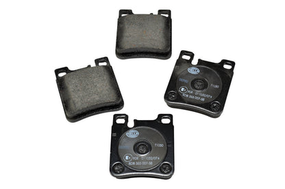 HELLA Brake pad set - T1050 - for e.g. CHRYSLER / MERCEDES-BENZ 8DB355007-581