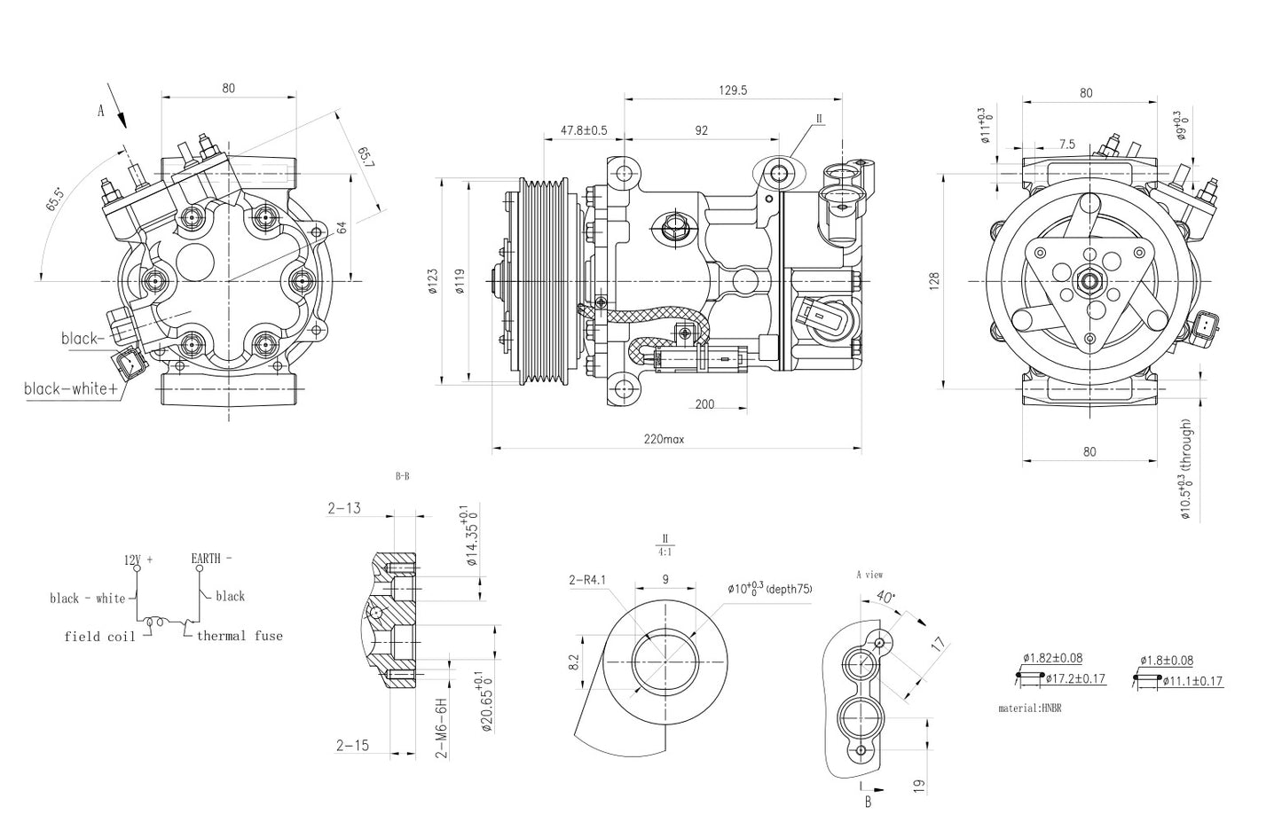 Hella Aircon Compressor 8FK366200-381