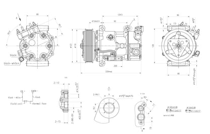 Hella Aircon Compressor 8FK366200-381