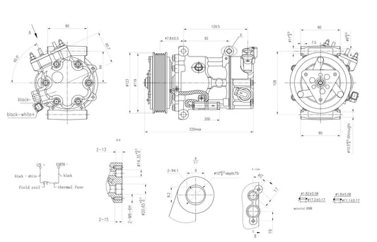 Hella Aircon Compressor 8FK366200-381