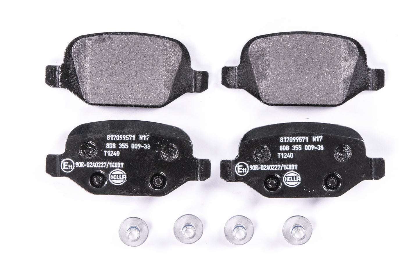 HELLA Brake pad set - T1240 - for e.g. ALFA ROMEO / FIAT / LANCIA 8DB355009-361