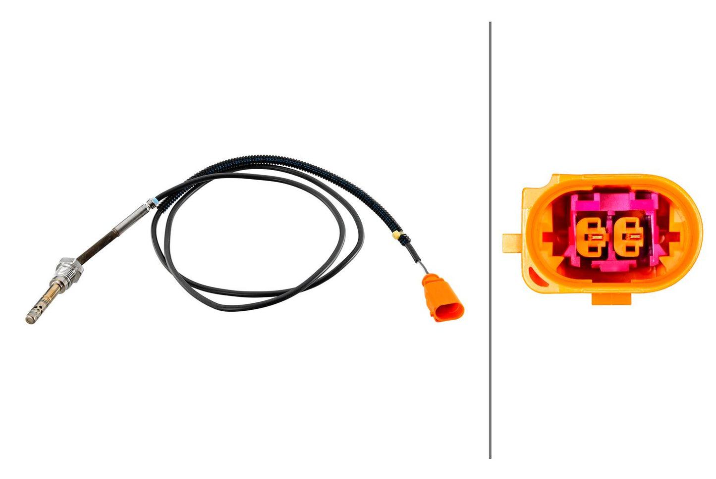 HELLA Sensor, exhaust gas temperature - 2-pin connector 6PT010376-961