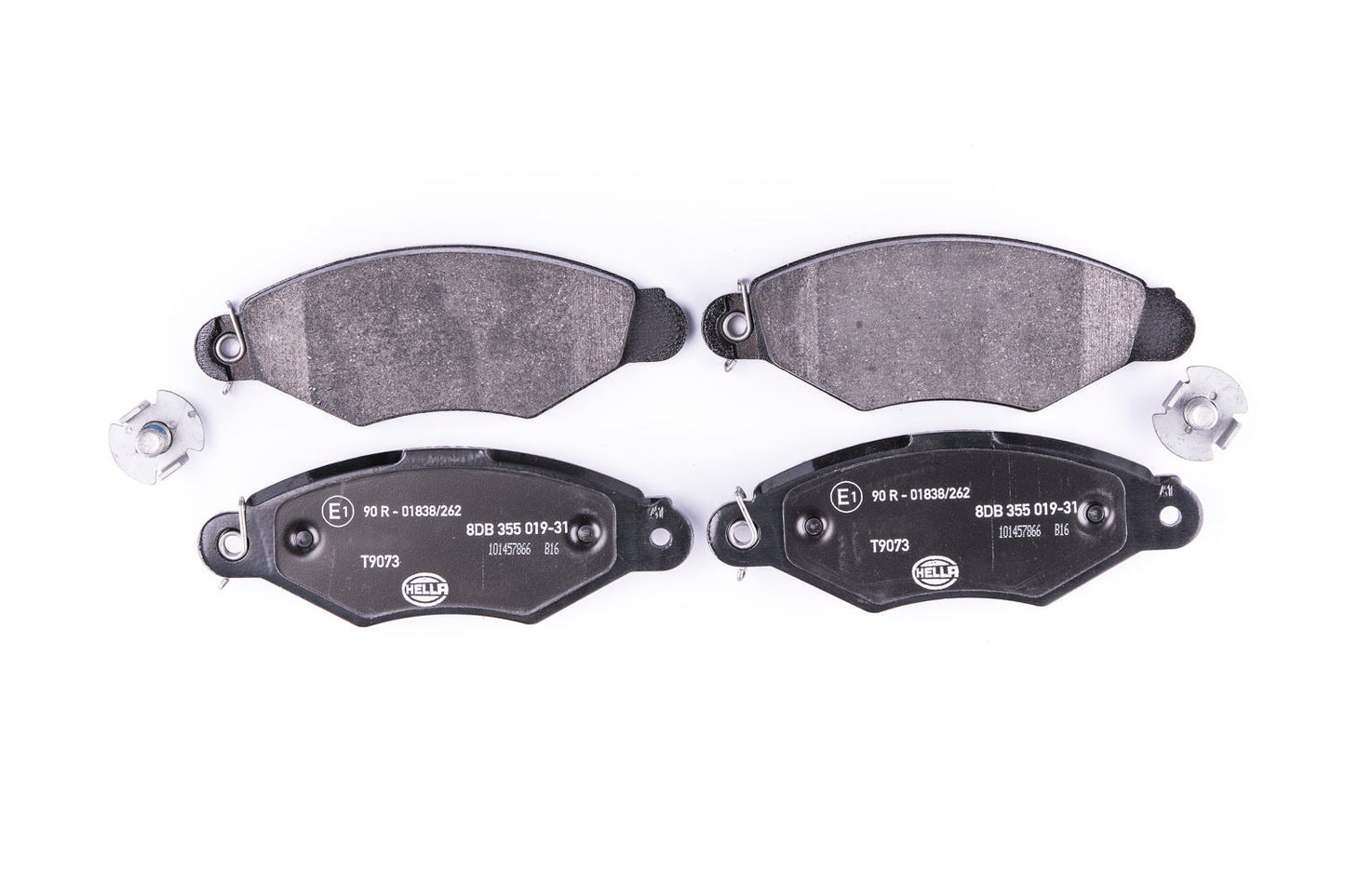 HELLA Brake pad set - T9073 - for e.g. CITROEN / PEUGEOT / RENAULT 8DB355019-311