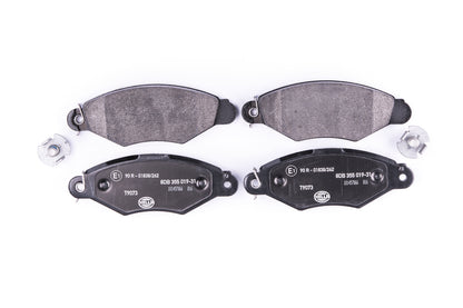 HELLA Brake pad set - T9073 - for e.g. CITROEN / PEUGEOT / RENAULT 8DB355019-311