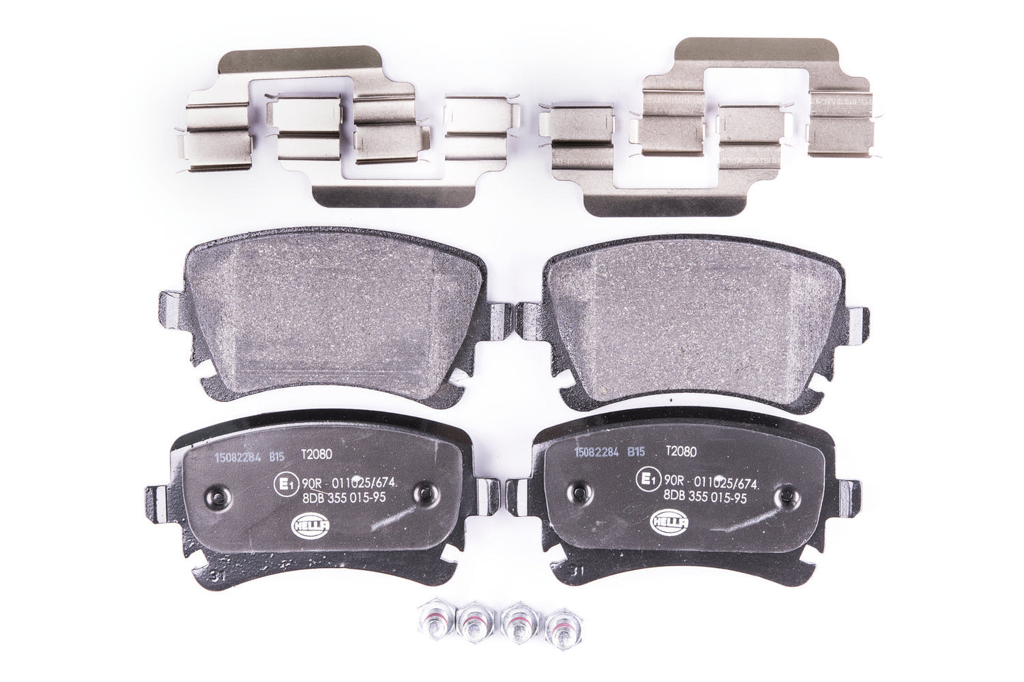 HELLA Brake pad set - T2080 - for e.g. AUDI / BENTLEY 8DB355015-951
