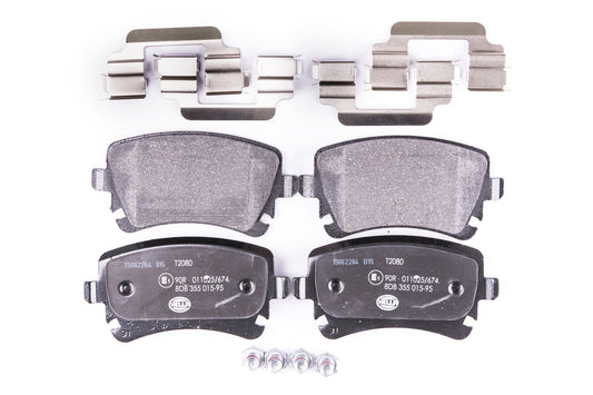 HELLA Brake pad set - T2080 - for e.g. AUDI / BENTLEY 8DB355015-951