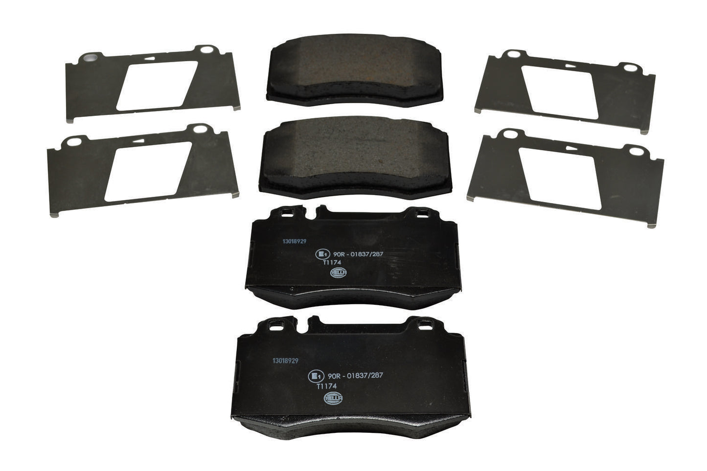 HELLA Brake pad set - T1174 - for e.g. MERCEDES-BENZ 8DB355008-691