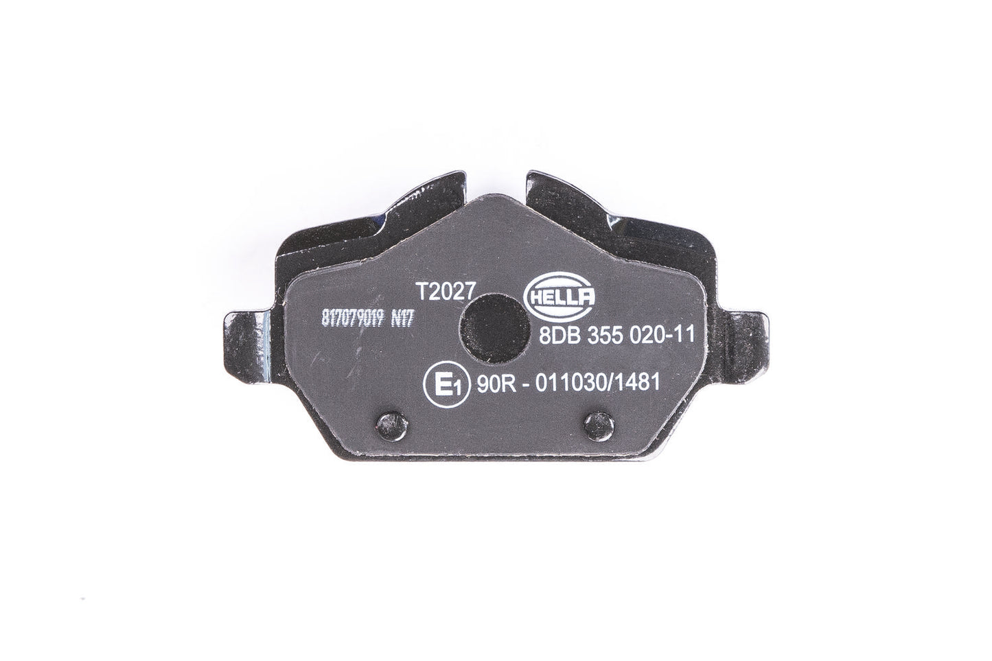 HELLA Brake pad set - T2027 - for e.g. MINI 8DB355020-111