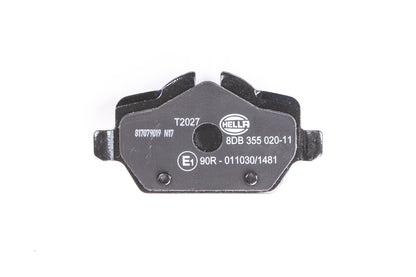HELLA Brake pad set - T2027 - for e.g. MINI 8DB355020-111