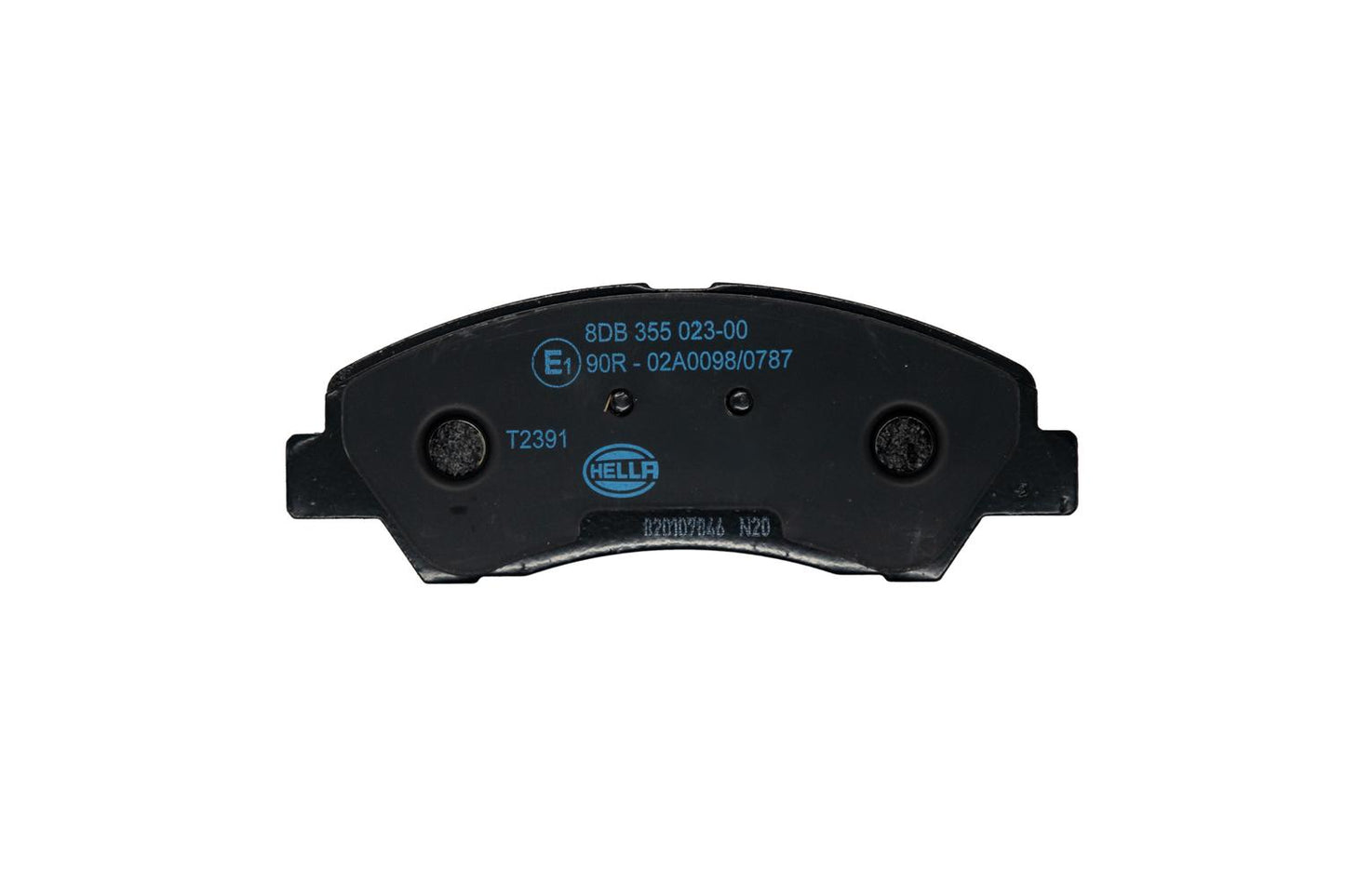 HELLA Brake pad set - T2391 - for e.g. HYUNDAI 8DB355023-001