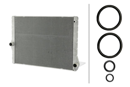 Hella Engine Coolant Radiator 8MK366301-791
