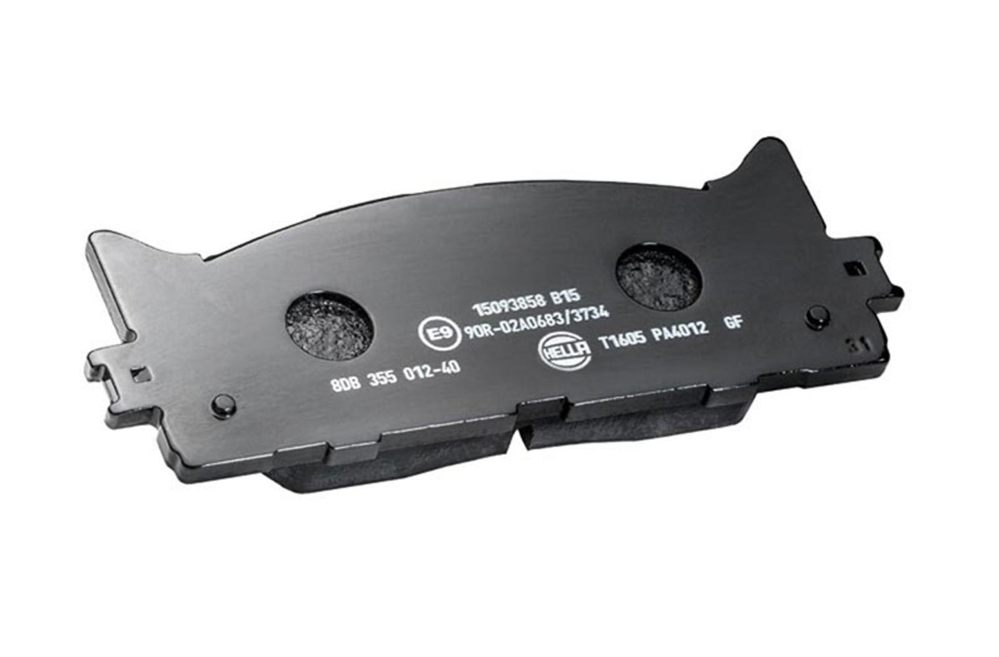 HELLA Brake pad set - T1605 - for e.g. DAIHATSU / LEXUS / TOYOTA 8DB355012-401
