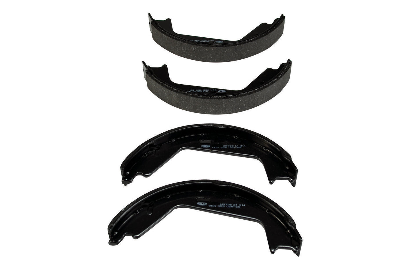 HELLA Brake Shoe Set, parking brake - H9705 - for e.g. VOLVO 8DA355050-591
