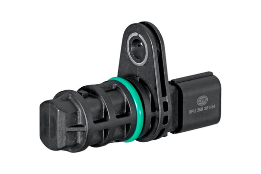 HELLA Sensor, crankshaft pulse - 12V - 3-pin connector 6PU358381-341