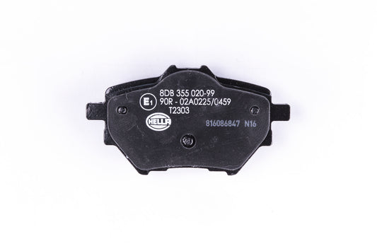 HELLA Brake pad set - T2303 - for e.g. CITROEN / OPEL / PEUGEOT / VAUXHALL 8DB355020-991