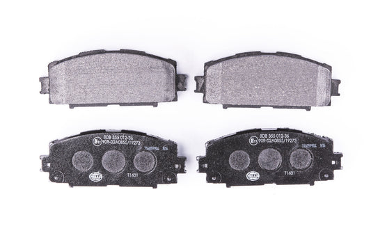 HELLA Brake pad set - T1601 - for e.g. DAIHATSU / TOYOTA 8DB355012-361