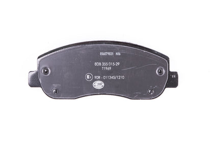 HELLA Brake pad set - T1969 - for e.g. NISSAN / OPEL / RENAULT / VAUXHALL 8DB355015-291