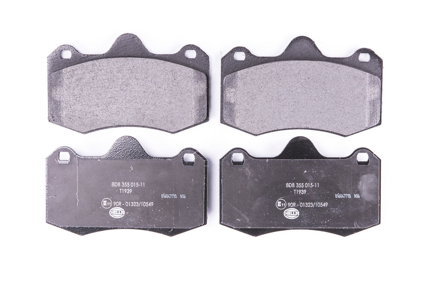 HELLA Brake pad set - T1939 - for e.g. LOTUS / SEAT 8DB355015-111