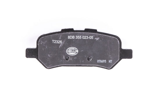 HELLA Brake pad set - T2326 - for e.g. TOYOTA 8DB355023-051