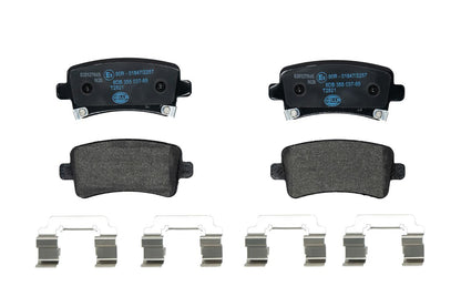 HELLA Brake pad set - T2821 - for e.g. CHEVROLET / HOLDEN / OPEL / SAAB 8DB355037-651