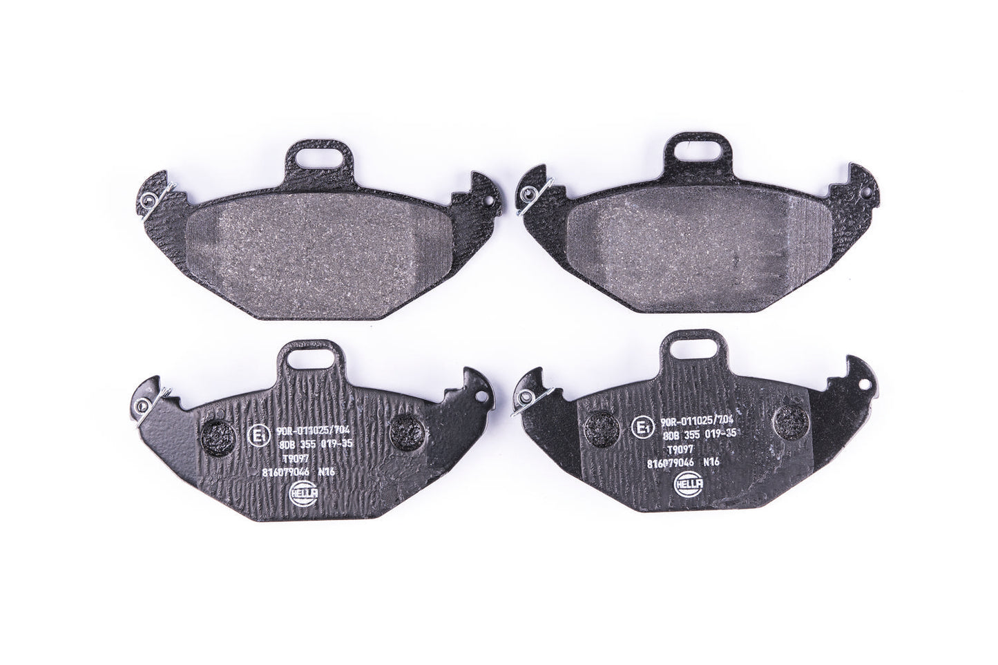 HELLA Brake pad set - T9097 - for e.g. RENAULT 8DB355019-351