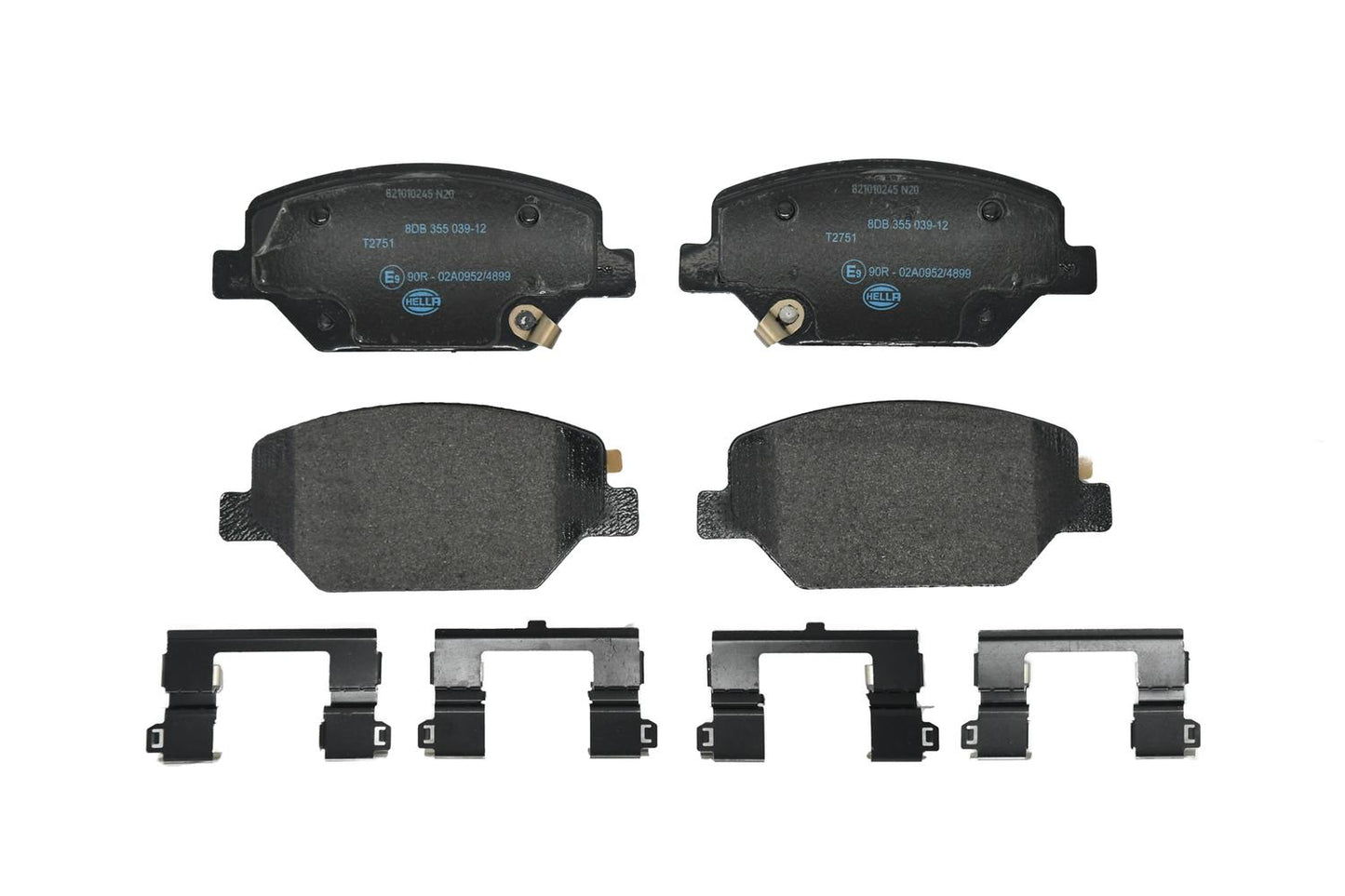 HELLA Brake pad set - T2751 - for e.g. HOLDEN / OPEL / VAUXHALL 8DB355039-121