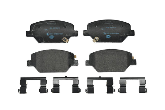 HELLA Brake pad set - T2751 - for e.g. HOLDEN / OPEL / VAUXHALL 8DB355039-121