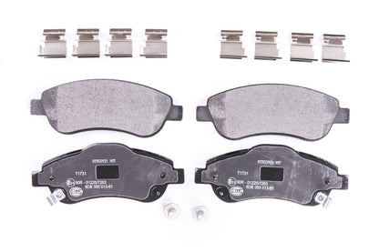HELLA Brake pad set - T1731 - for e.g. HONDA 8DB355013-611