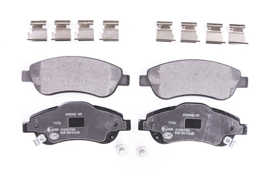 HELLA Brake pad set - T1731 - for e.g. HONDA 8DB355013-611