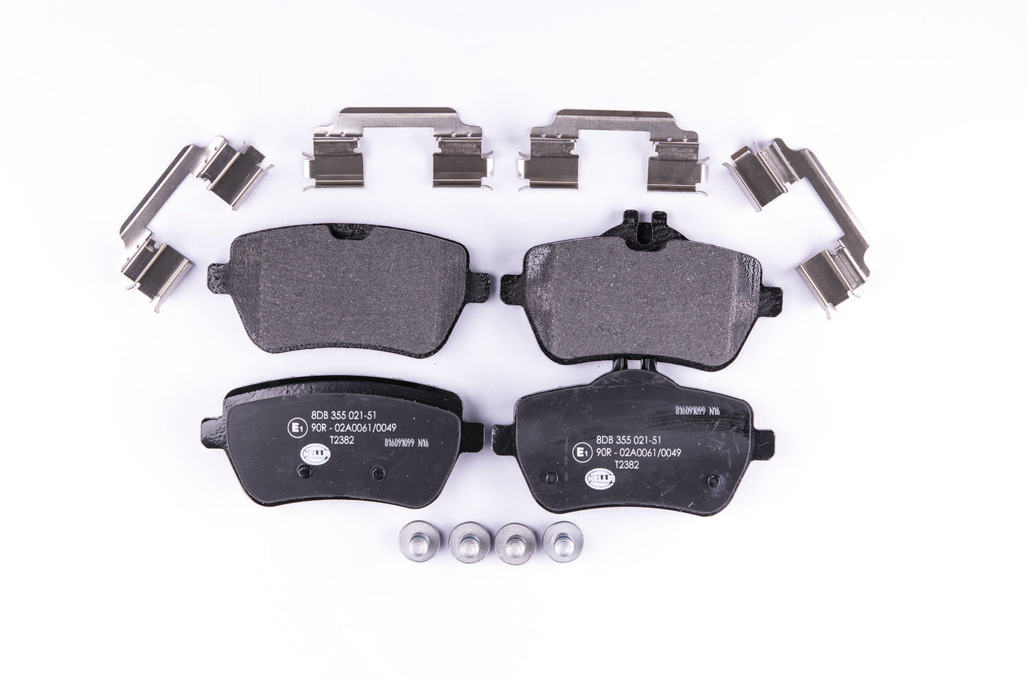 HELLA Brake pad set - T2382 - for e.g. BRABUS / MERCEDES-BENZ 8DB355021-511