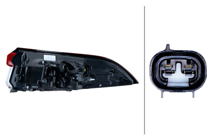 HELLA Rearlight - LED - Outer section - left 2SD354894-031