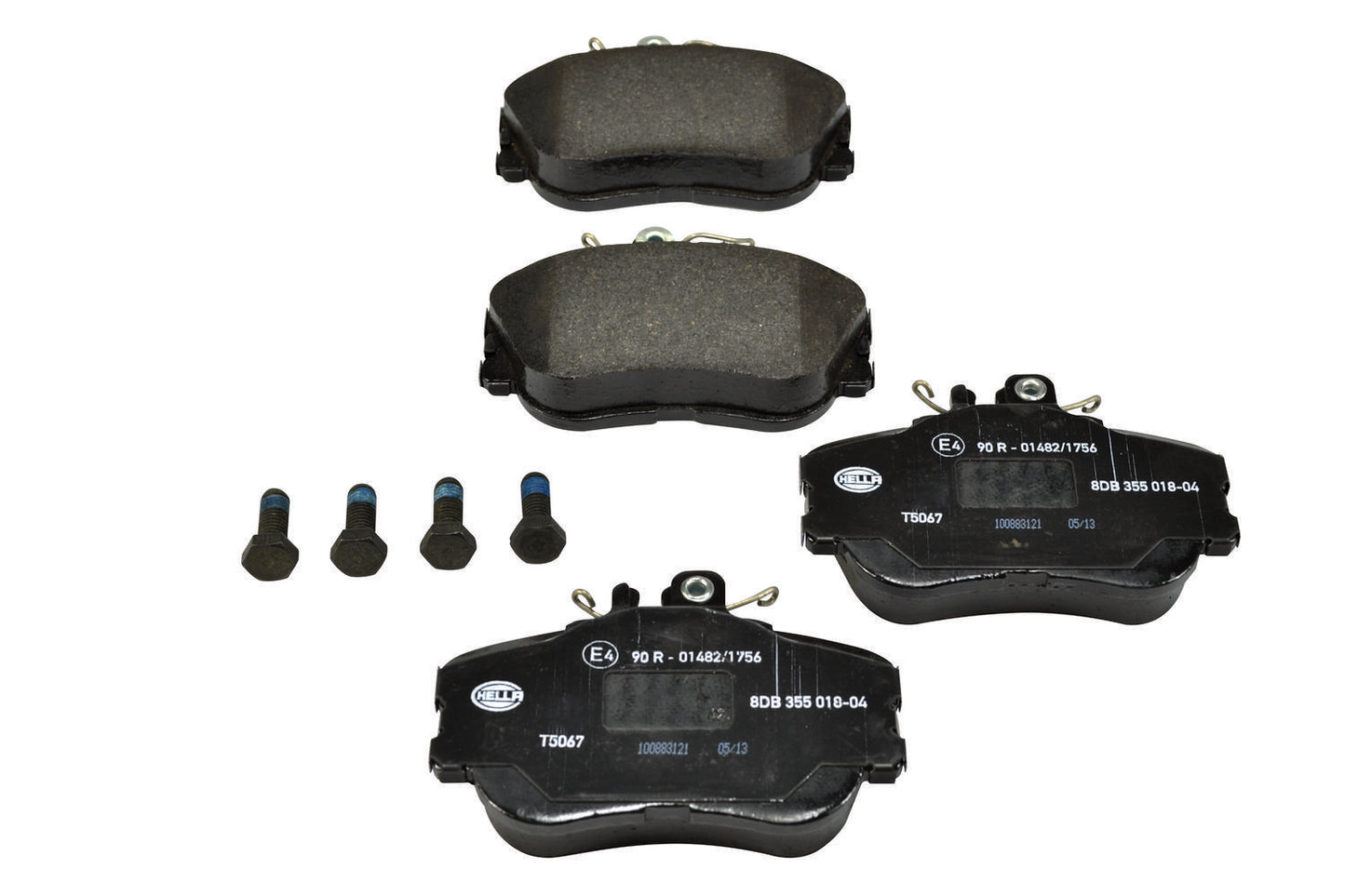 HELLA Brake pad set - T5067 - for e.g. MERCEDES-BENZ 8DB355018-041