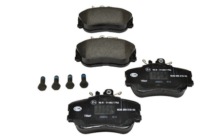 HELLA Brake pad set - T5067 - for e.g. MERCEDES-BENZ 8DB355018-041