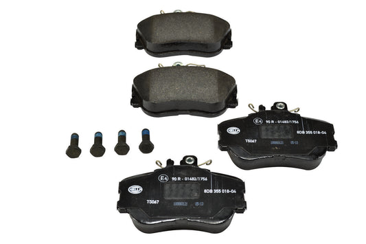 HELLA Brake pad set - T5067 - for e.g. MERCEDES-BENZ 8DB355018-041